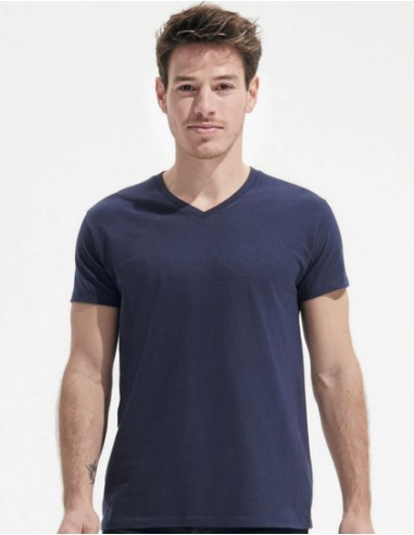 SOL-02940-Mens Imperial V-Neck T-Shirt